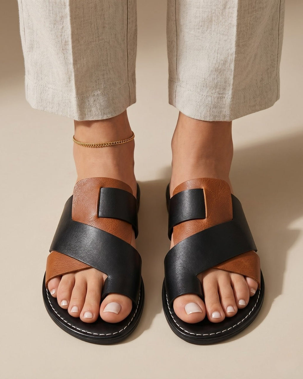 ARDELIO - Serra Slide | Italian Leather Sandal - ARD-SER-SLIDE-CG-5