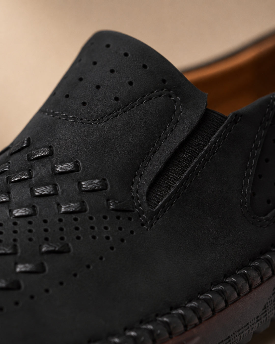 ARDELIO - Amalfi Slip-On | Italian Suede Slip-On - ARD-AMA-SLP-NOI-7