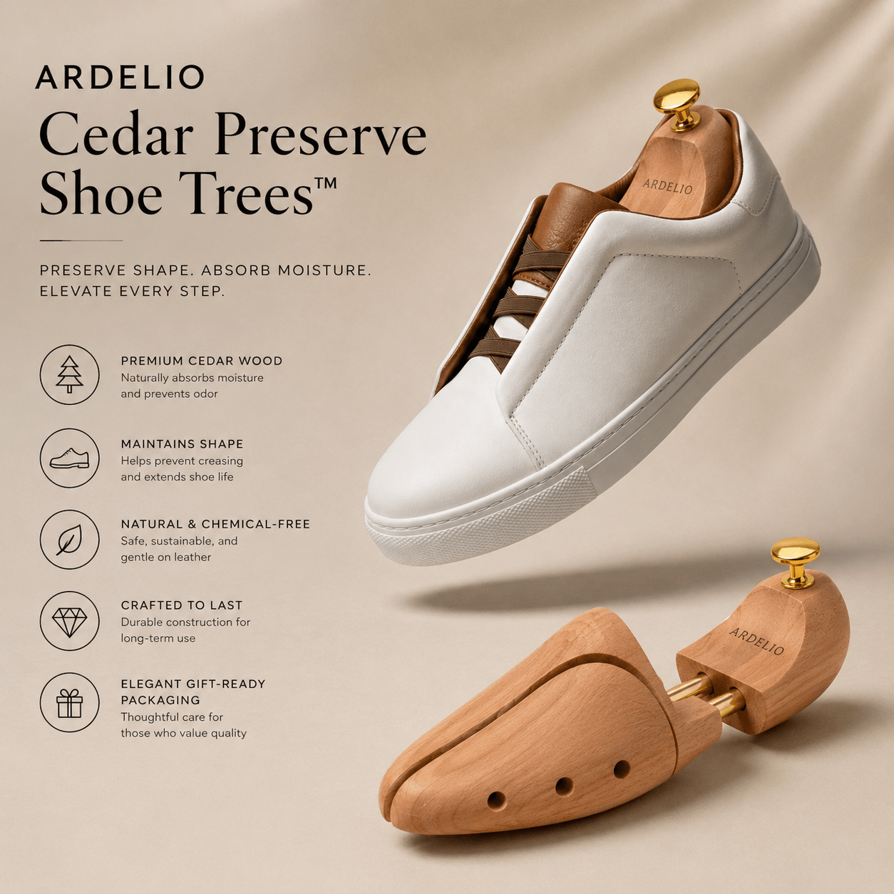 ARDELIO - ARDELIO Cedar Preserve Shoe Trees™ - ARD-CP-ST-7