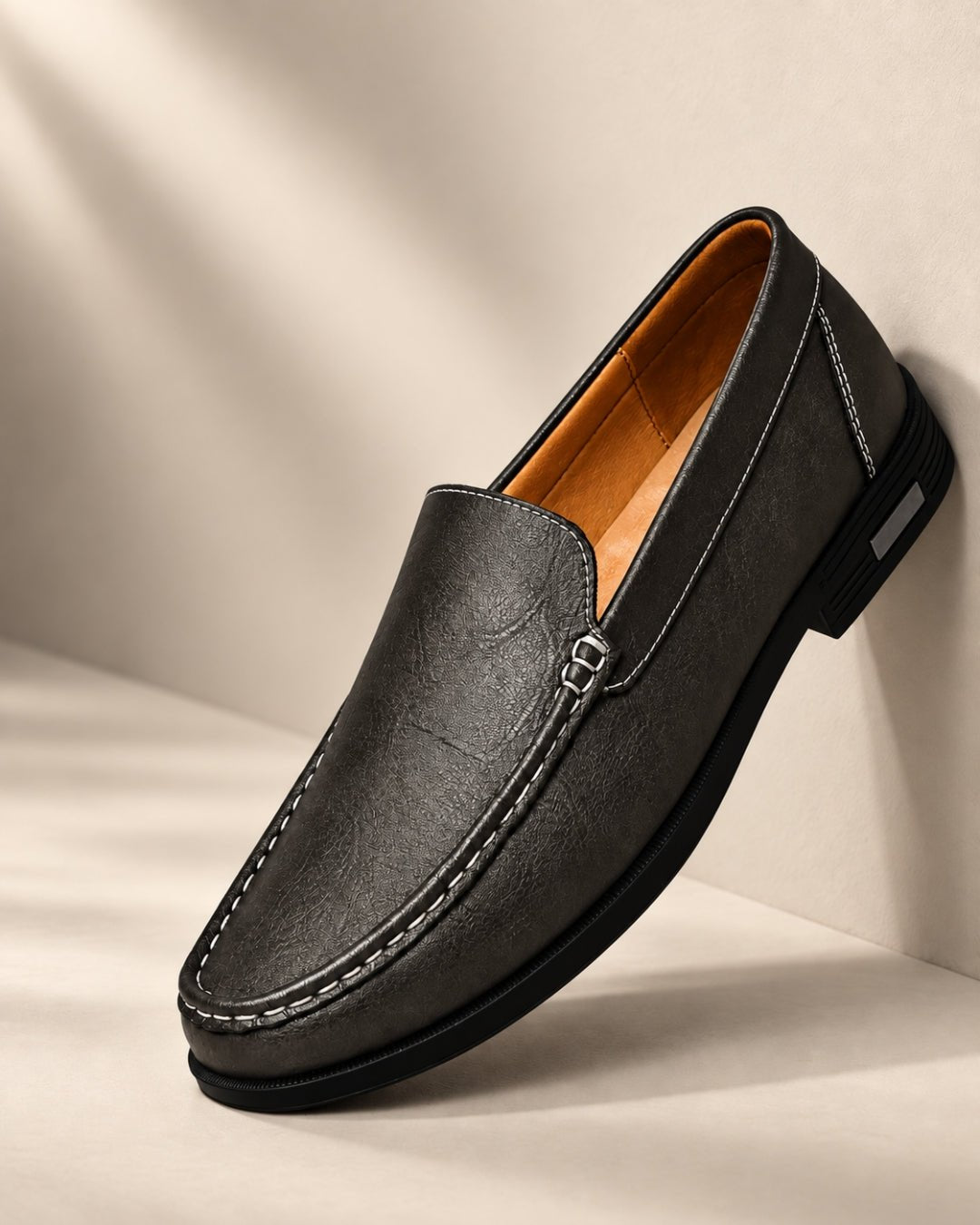 ARDELIO - Arezzo Loafer | Minimalist Leather Loafer - ARD-ARZ-GRA-7