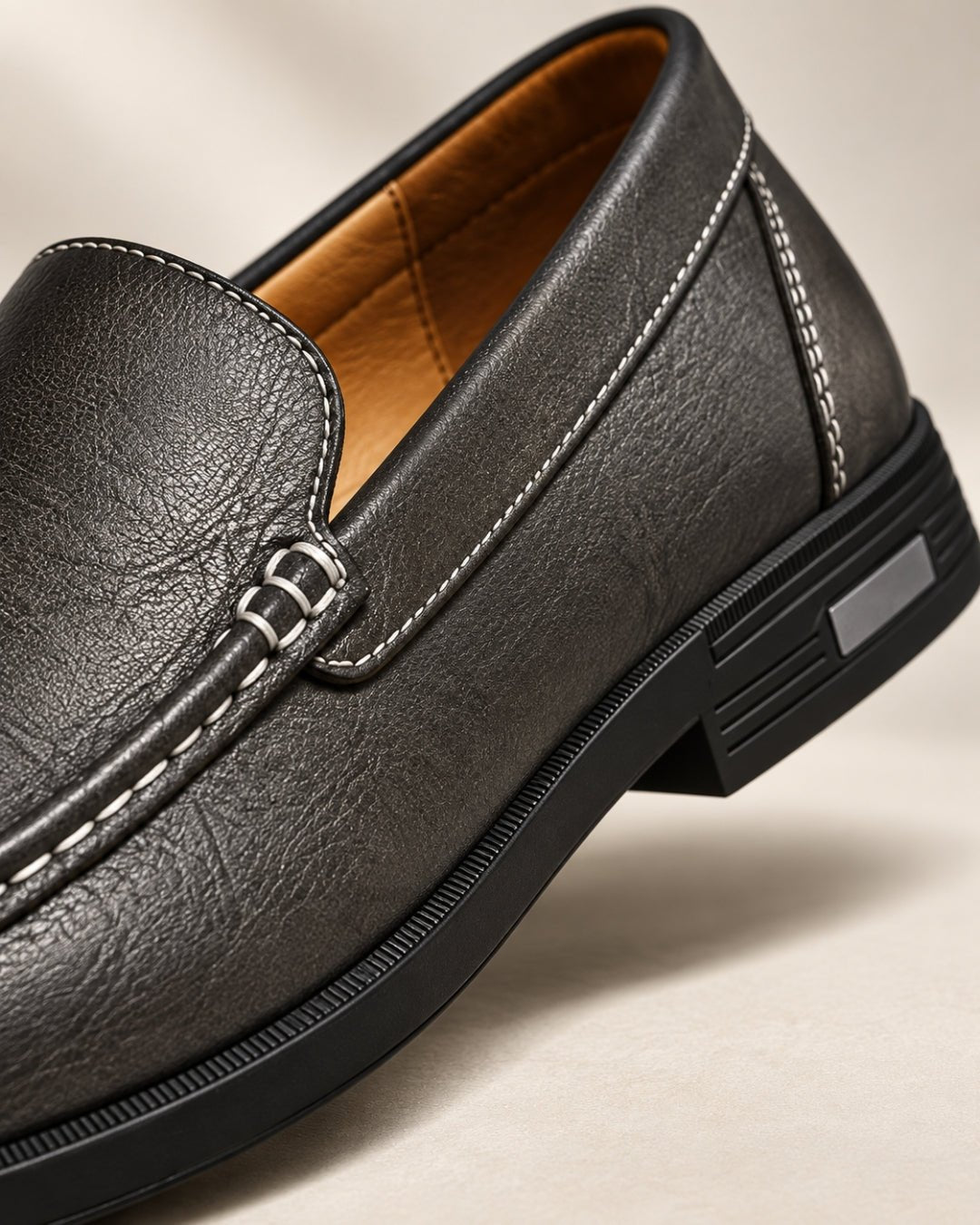 ARDELIO - Arezzo Loafer | Minimalist Leather Loafer - ARD-ARZ-GRA-7