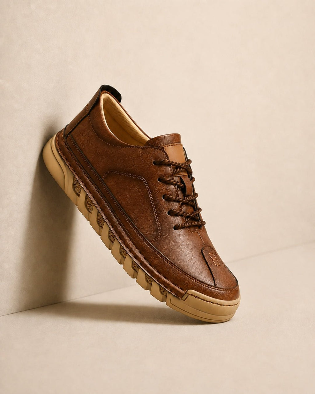 ARDELIO - Bromley Low | Casual Leather Sneaker - ARD-BRO-BUR-7
