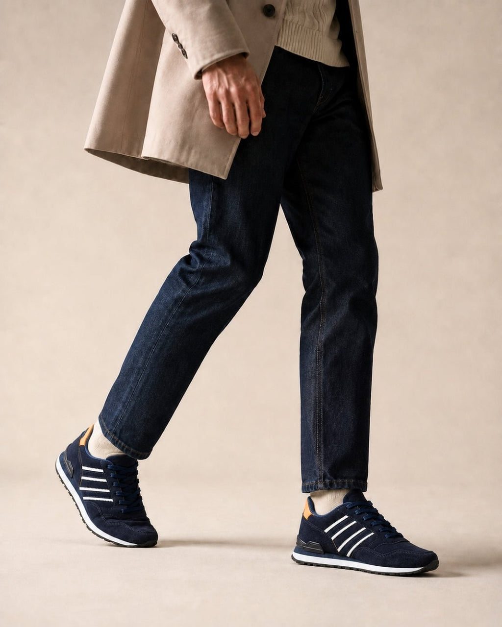 ARDELIO - Cavaro Runner | Retro Suede Sneaker - ARD-CAV-NOC-7
