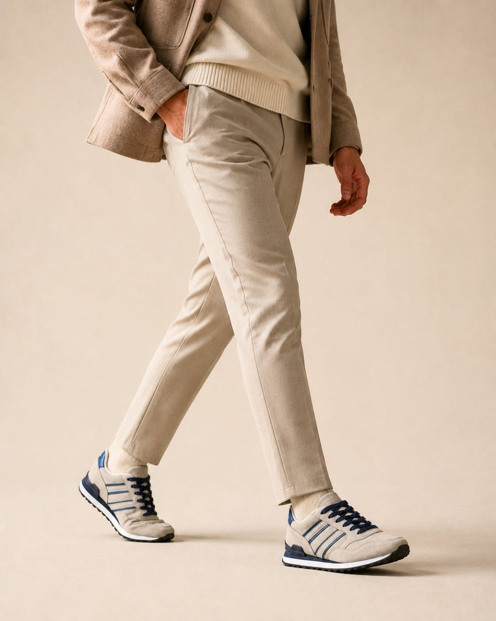 ARDELIO - Cavaro Runner | Retro Suede Sneaker - ARD-CAV-SIL-7