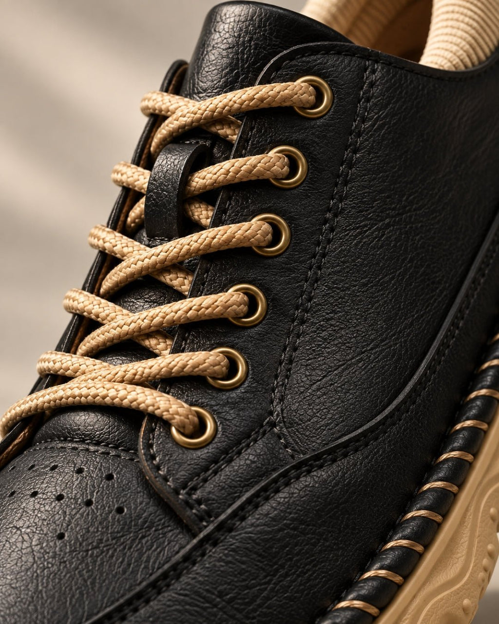 ARDELIO - Cordano Low | Casual Leather Sneaker - ARD-COR-NOI-7