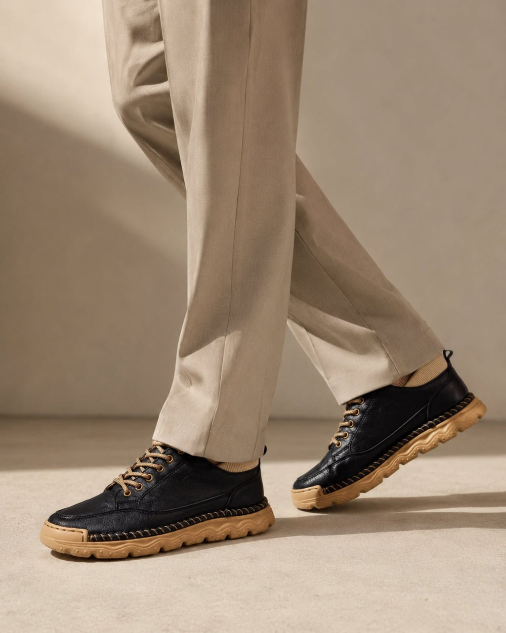 ARDELIO - Cordano Low | Casual Leather Sneaker - ARD-COR-NOI-7