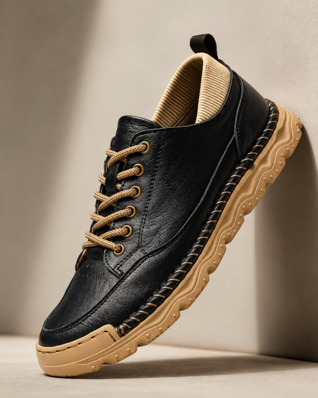 ARDELIO - Cordano Low | Casual Leather Sneaker - ARD-COR-NOI-7