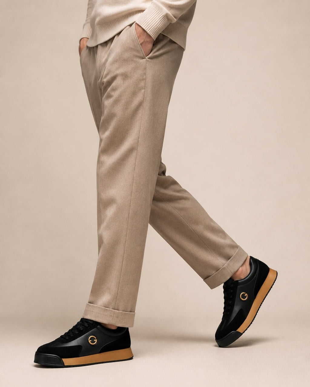 ARDELIO - Hudson Runner | Retro Leather Sneaker - ARD-HUD-MB-7