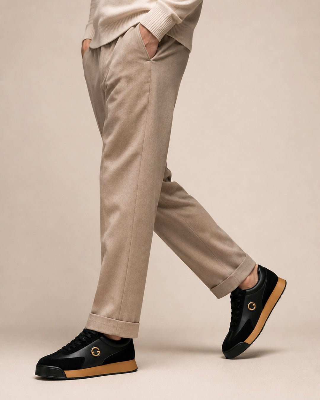 ARDELIO - Hudson Runner | Retro Leather Sneaker - ARD-HUD-MB-7