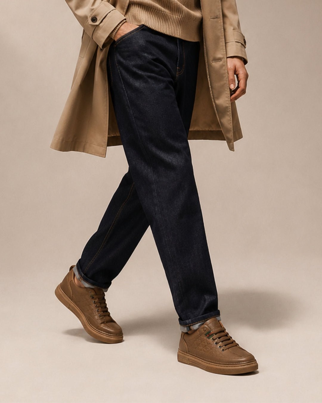 ARDELIO - Kensington Court | Leather Court Sneaker - ARD-KENC-CB-7