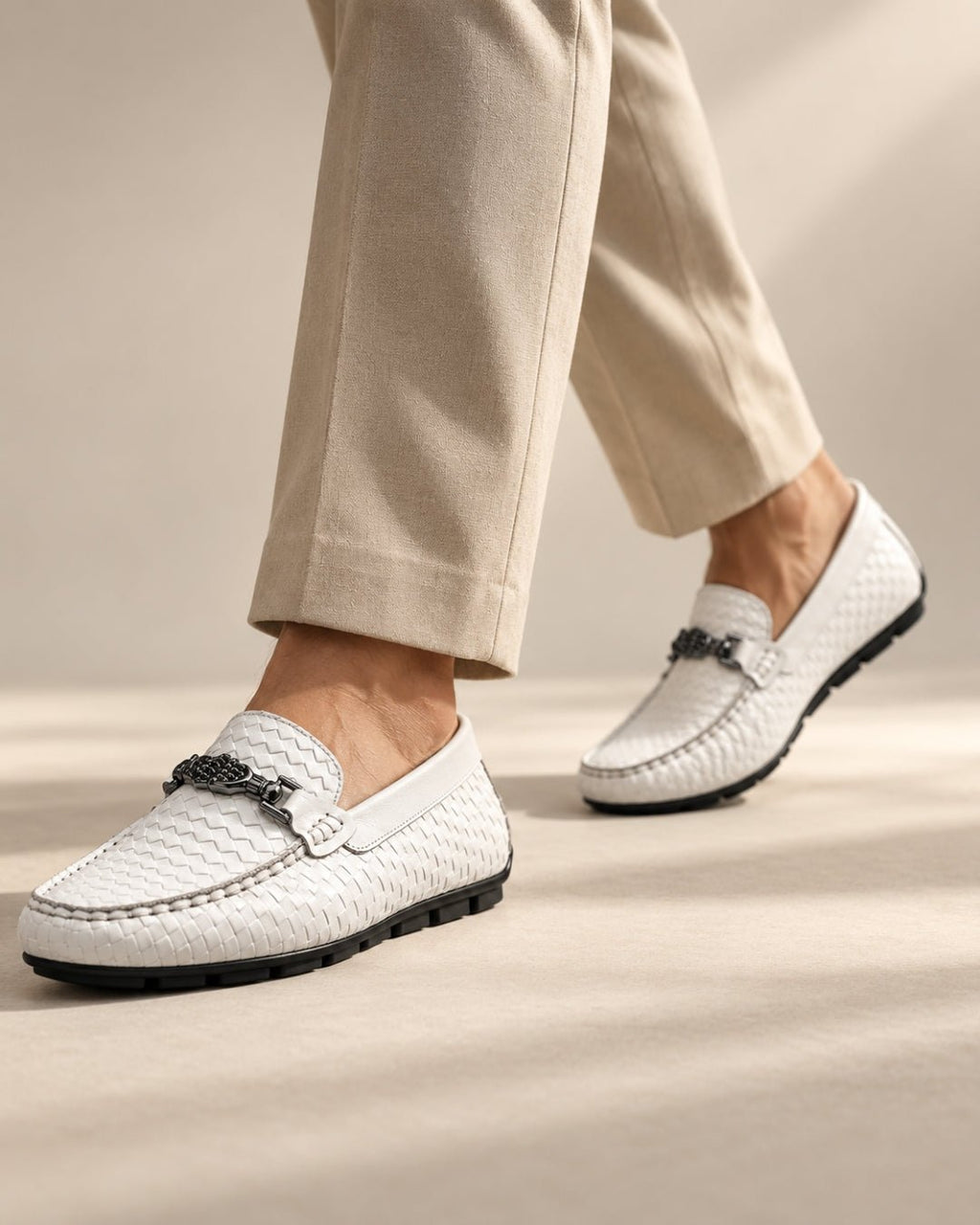 ARDELIO - Lazaro Loafer | Woven Leather Loafer - ARD-LAZ-PRL-7