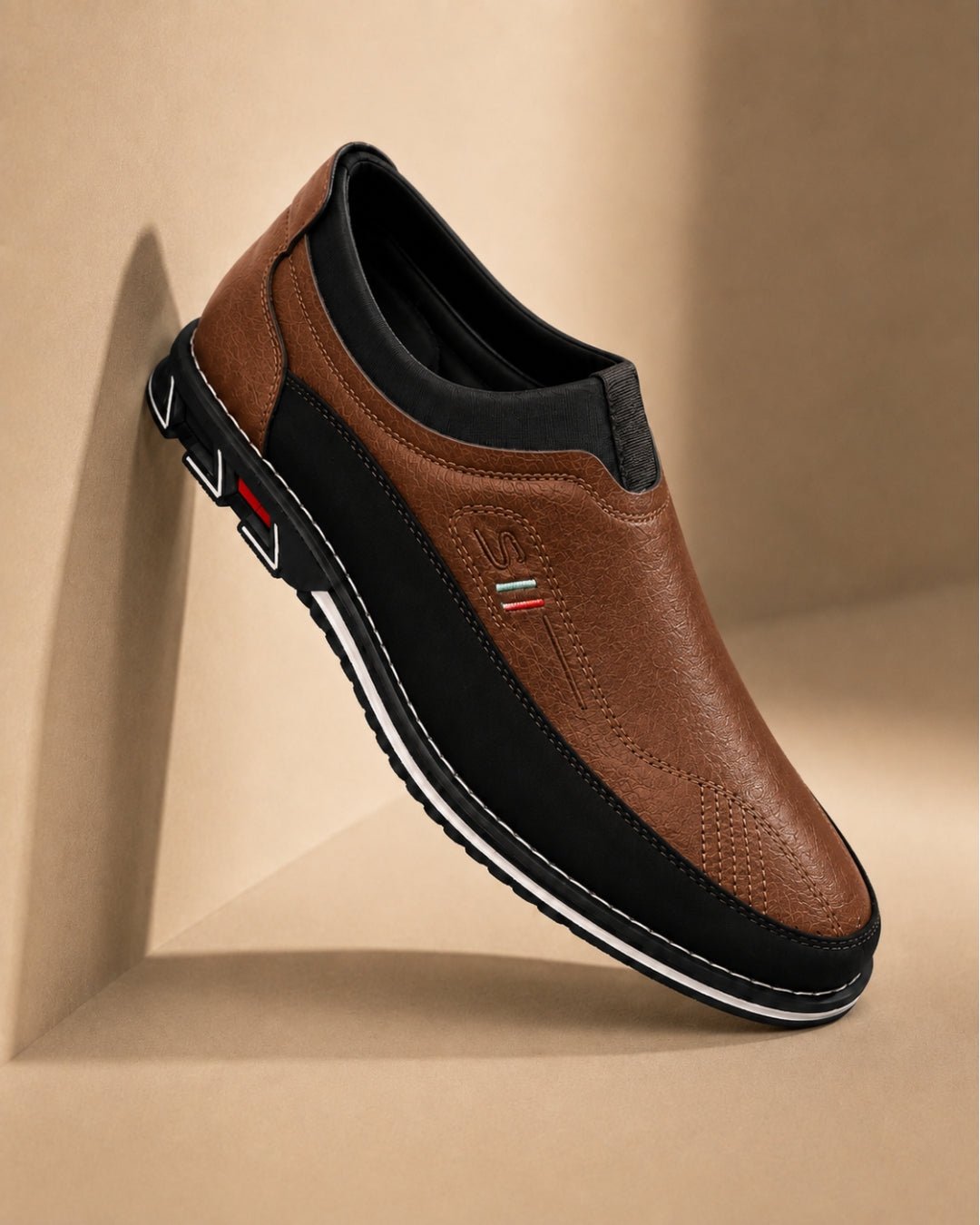 ARDELIO - Lorenzo Slip-On | Minimalist Leather Slip-On - ARD-LSP-MO-7