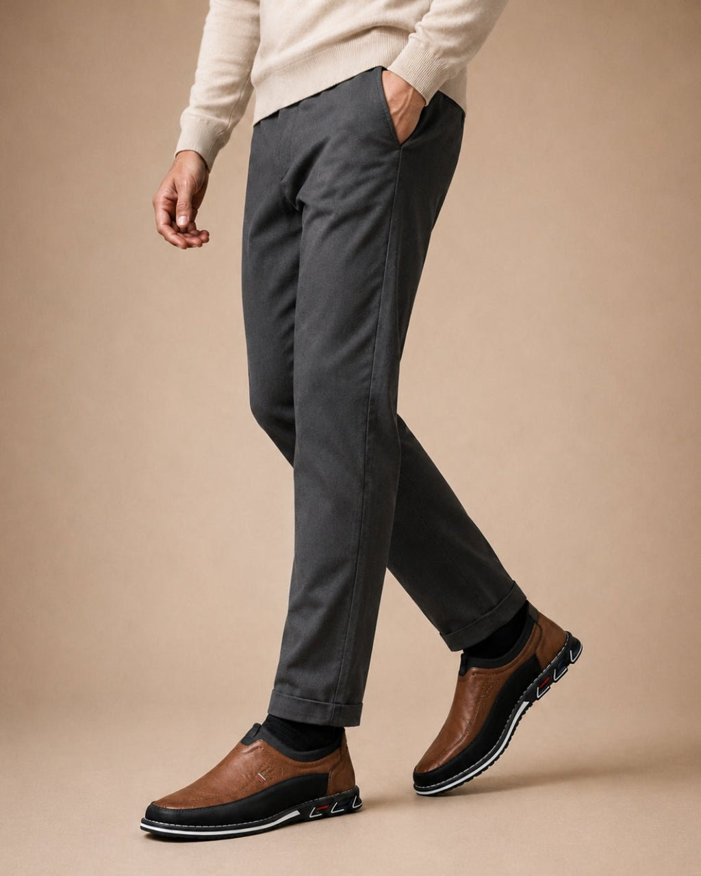 ARDELIO - Lorenzo Slip-On | Minimalist Leather Slip-On - ARD-LSP-MO-7