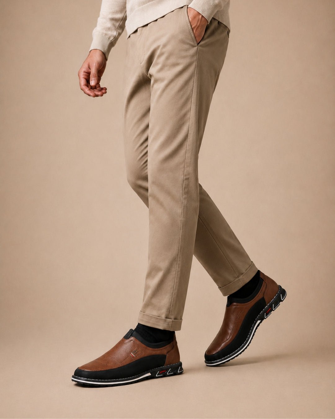 ARDELIO - Lorenzo Slip-On | Minimalist Leather Slip-On - ARD-LSP-MO-7