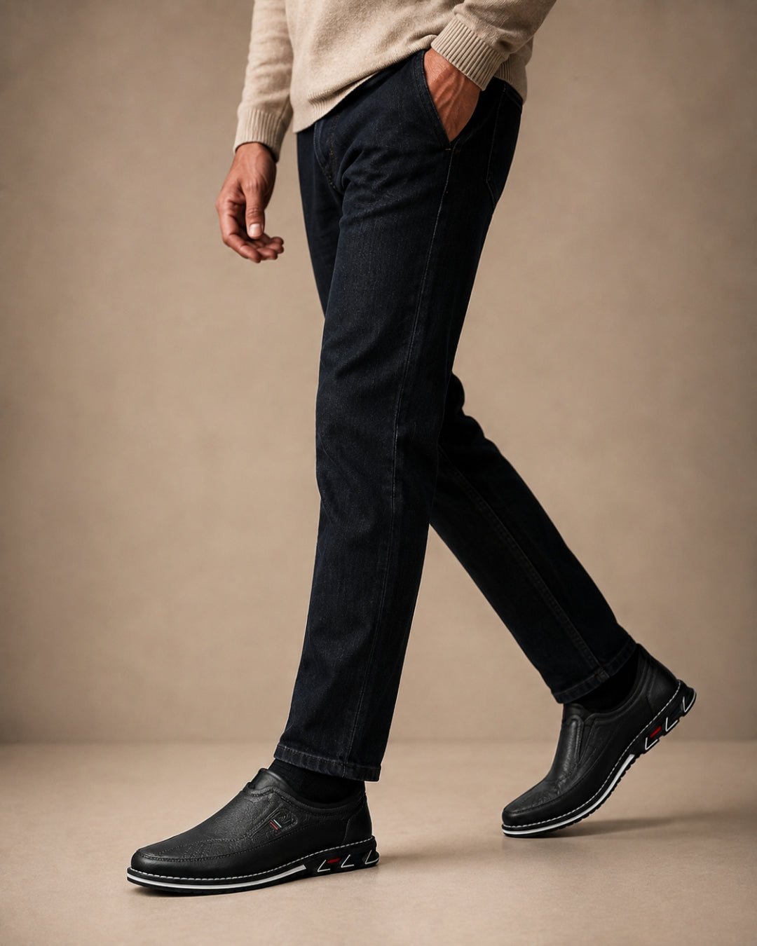 ARDELIO - Lorenzo Slip-On | Minimalist Leather Slip-On - ARD-LSP-NR-7