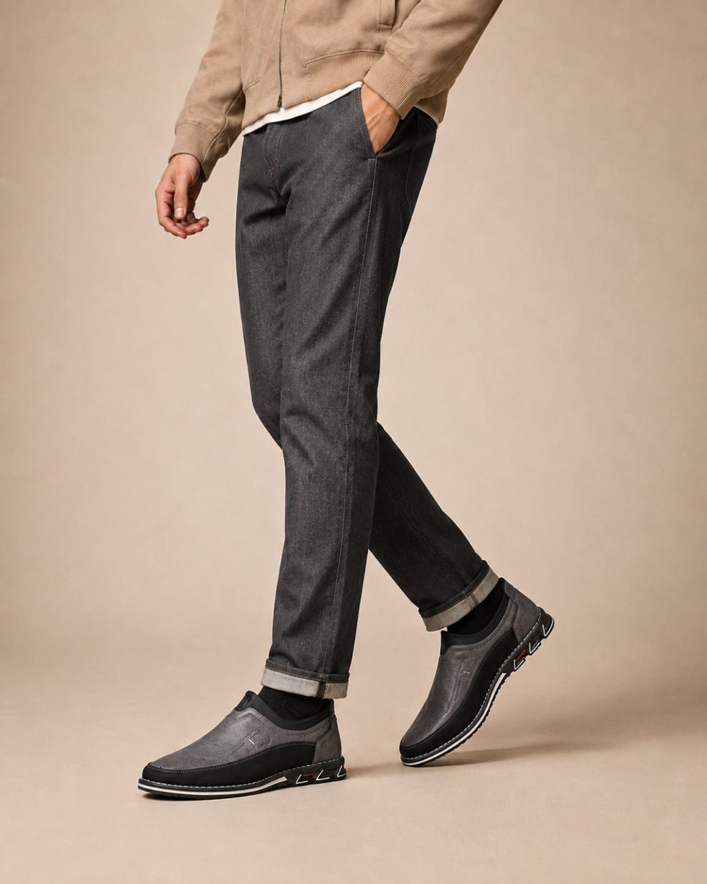 ARDELIO - Lorenzo Slip-On | Minimalist Leather Slip-On - ARD-LSP-SL-7