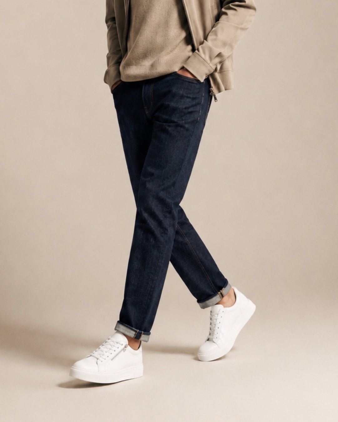 ARDELIO - Lorenzo Zip | Minimalist Leather Sneaker - ARD-LOR-AW-7
