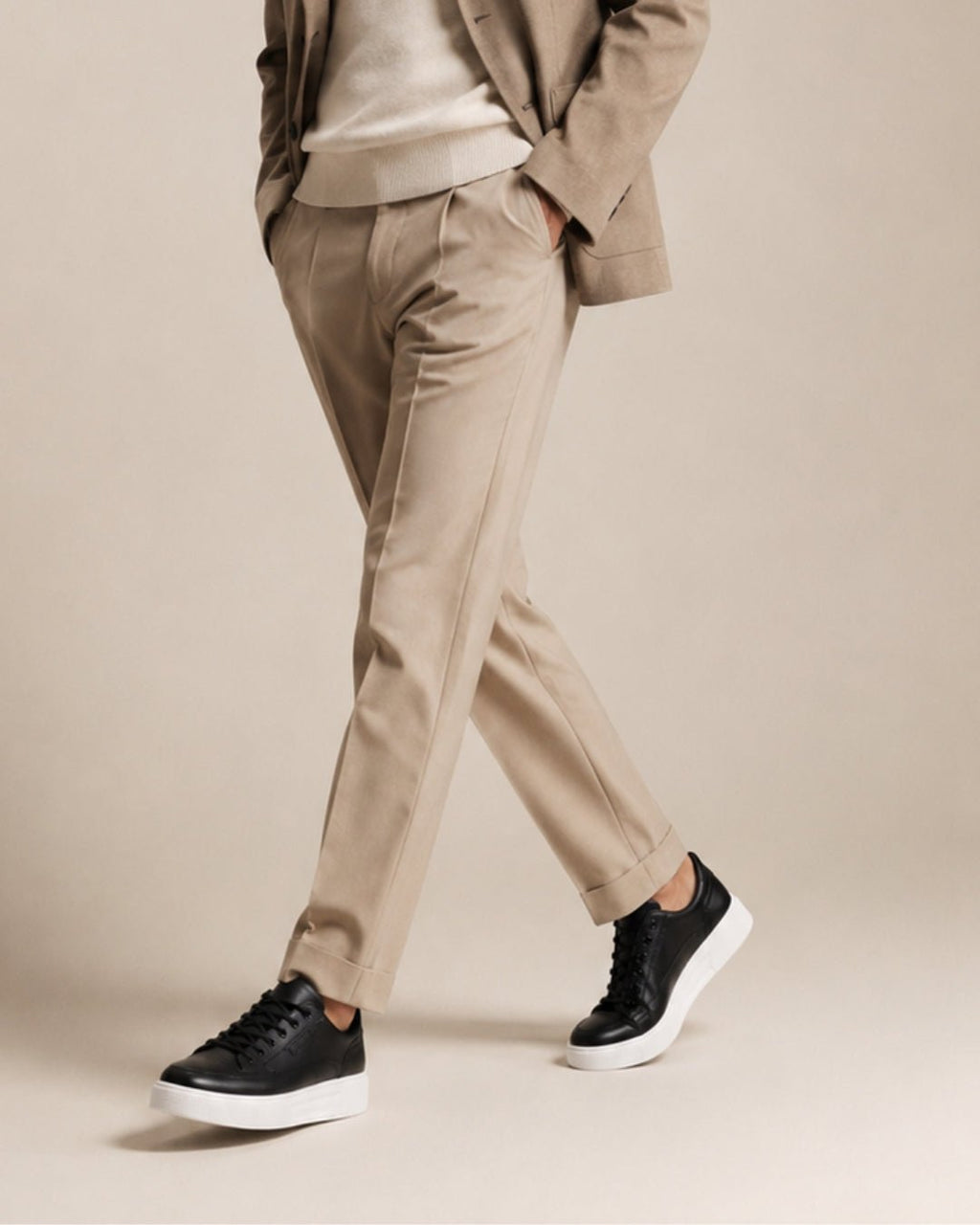 ARDELIO - Lorenzo Zip | Minimalist Leather Sneaker - ARD-LOR-OB-7