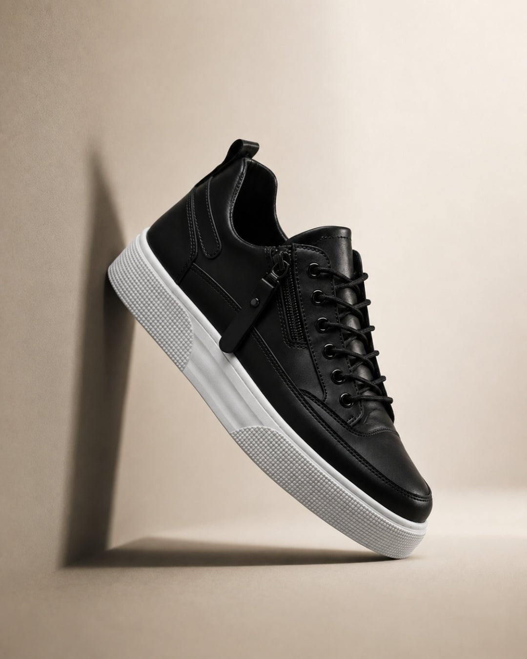 ARDELIO - Lorenzo Zip | Minimalist Leather Sneaker - ARD-LOR-OB-7
