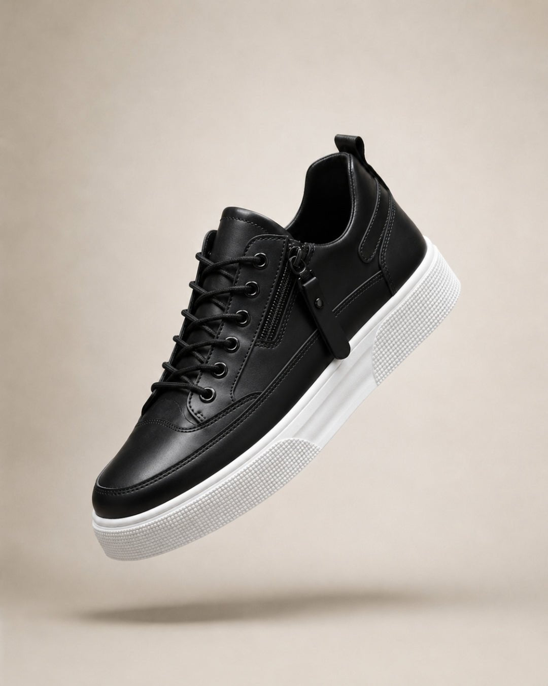ARDELIO - Lorenzo Zip | Minimalist Leather Sneaker - ARD-LOR-OB-7