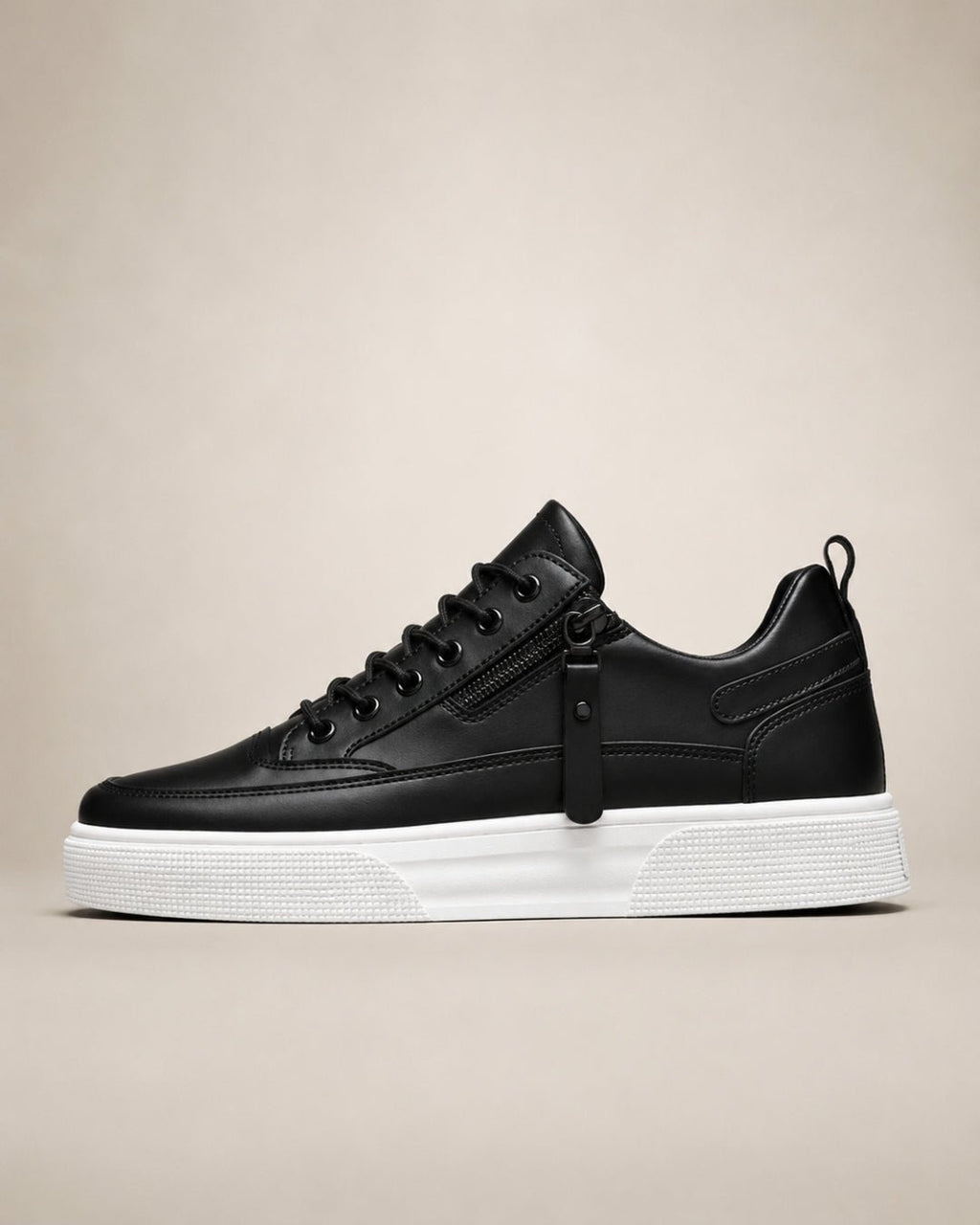 ARDELIO - Lorenzo Zip | Minimalist Leather Sneaker - ARD-LOR-OB-7