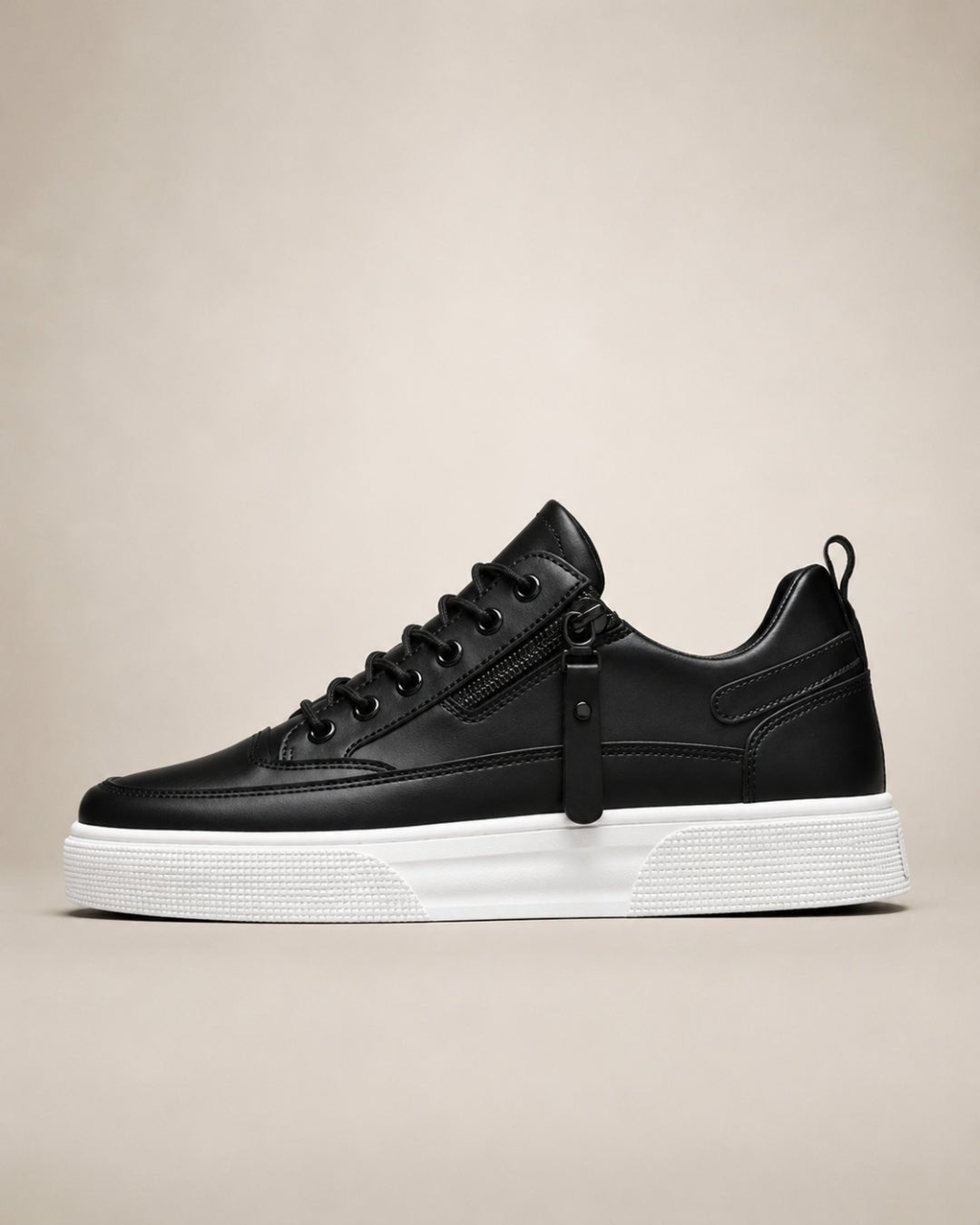 ARDELIO - Lorenzo Zip | Minimalist Leather Sneaker - ARD-LOR-OB-7
