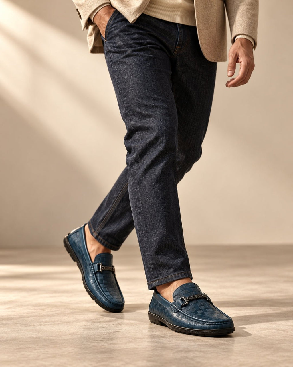 ARDELIO - Lucano Loafer | Textured Leather Loafer - ARD-LUC-ADR-7