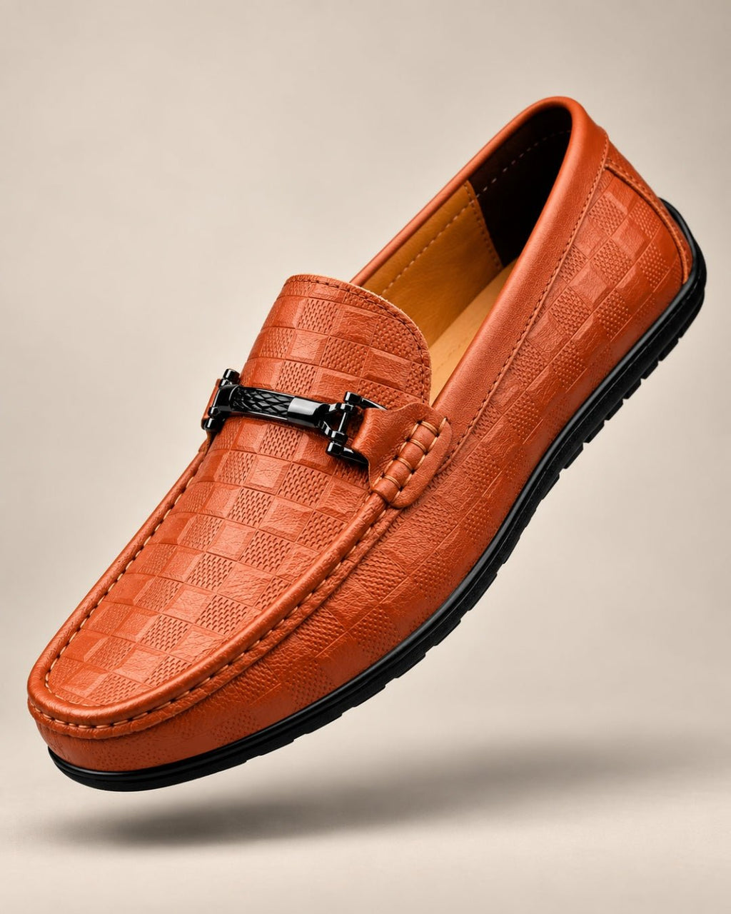 ARDELIO - Lucano Loafer | Textured Leather Loafer - ARD-LUC-BUR-7