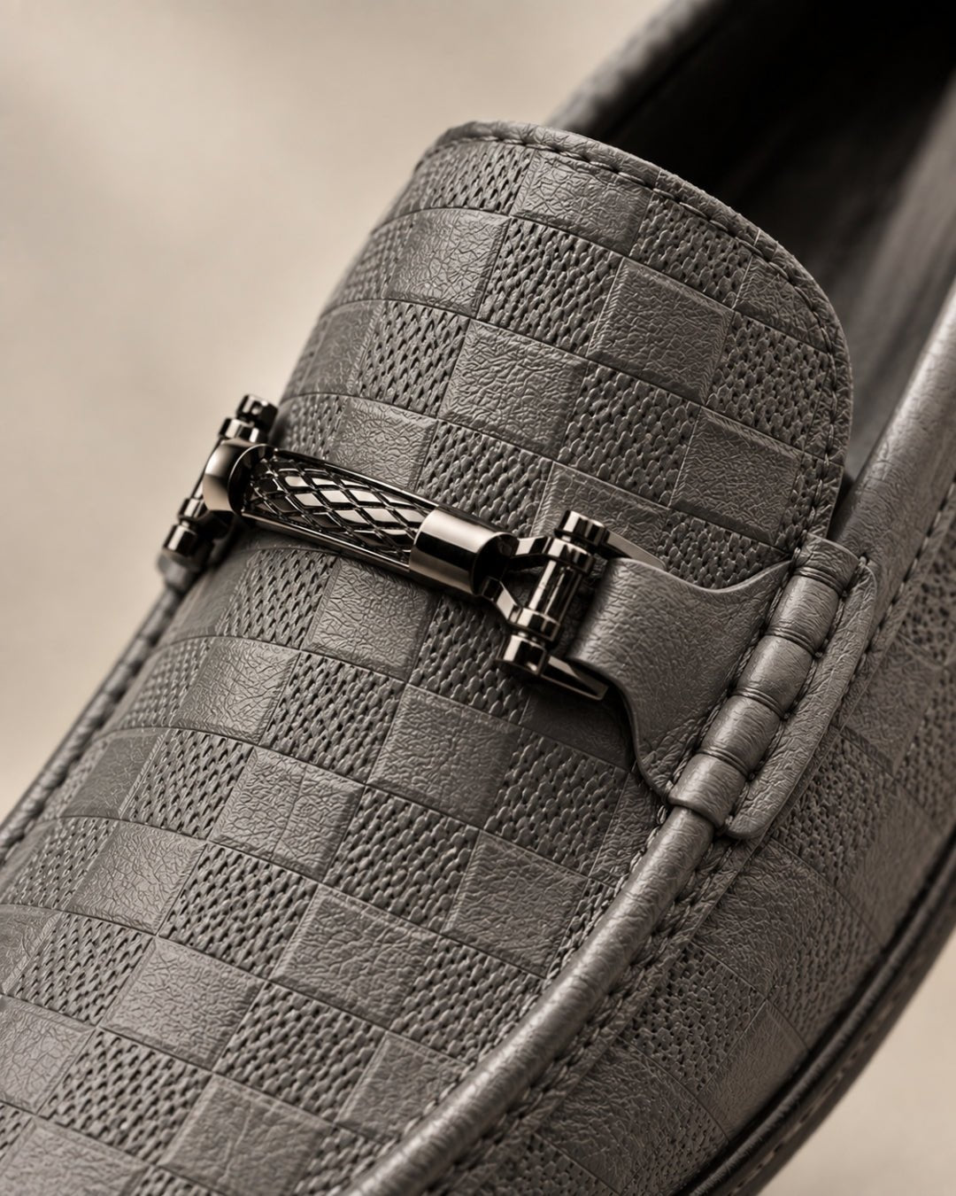 ARDELIO - Lucano Loafer | Textured Leather Loafer - ARD-LUC-PEW-7