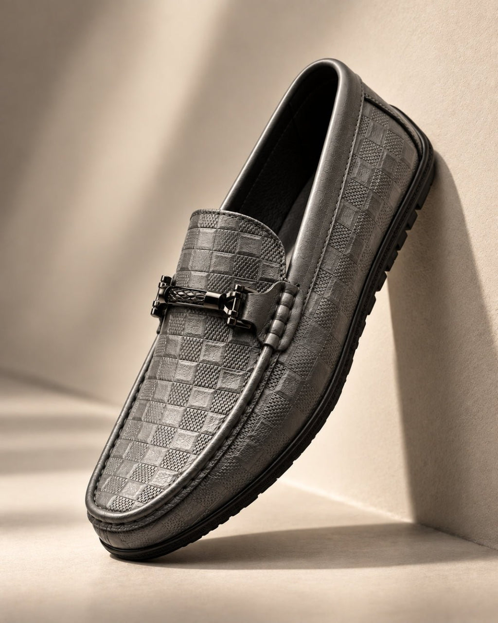 ARDELIO - Lucano Loafer | Textured Leather Loafer - ARD-LUC-PEW-7