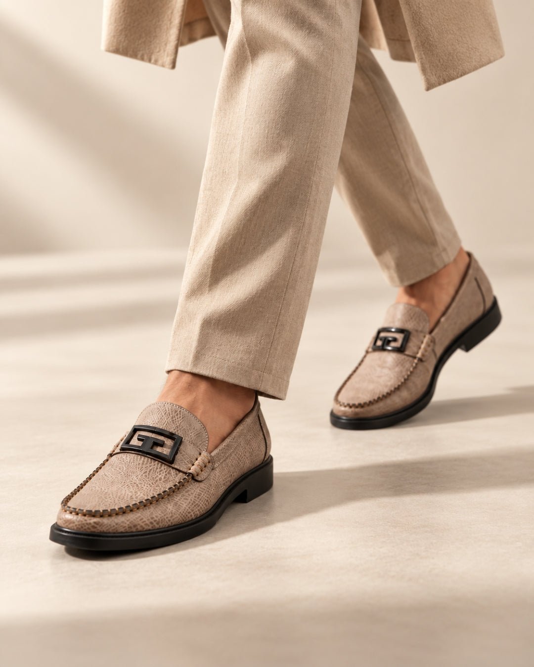 ARDELIO - Modena Loafer | Leather Buckle Loafer - ARD-MOD-DUN-7