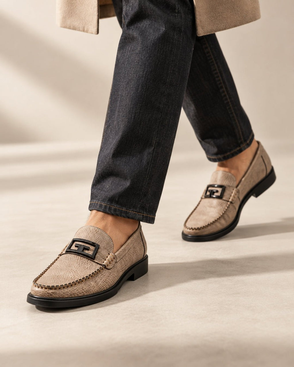 ARDELIO - Modena Loafer | Leather Buckle Loafer - ARD-MOD-DUN-7