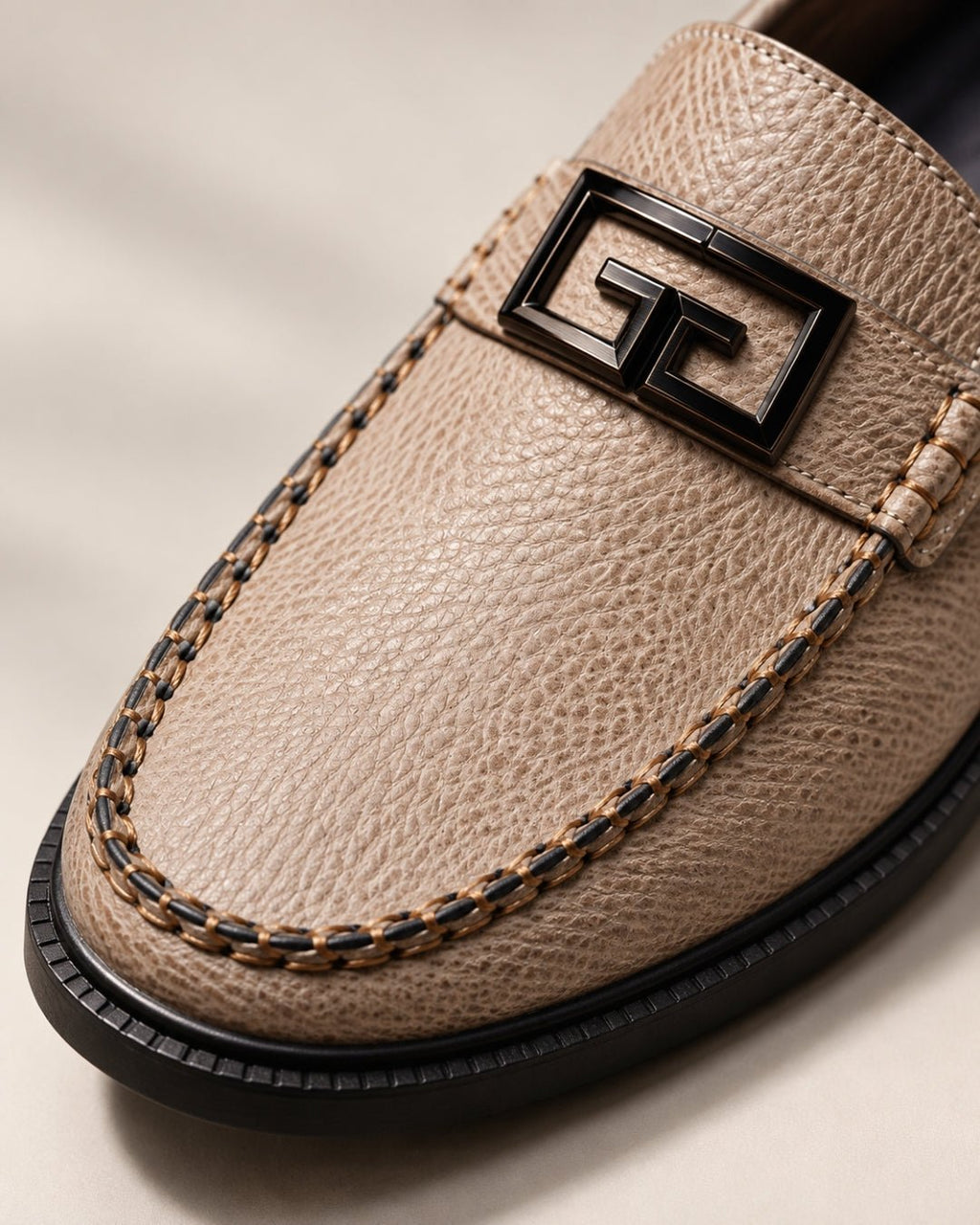 ARDELIO - Modena Loafer | Leather Buckle Loafer - ARD-MOD-DUN-7
