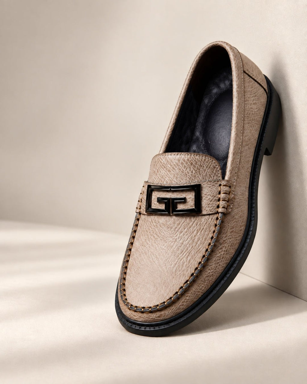 ARDELIO - Modena Loafer | Leather Buckle Loafer - ARD-MOD-DUN-7