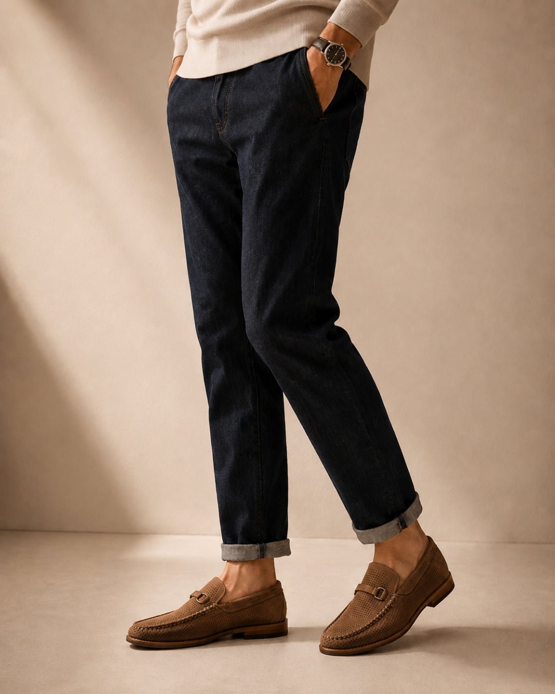 ARDELIO - Portofino Loafer | Italian Suede Loafer - ARD-PTF-LFR-COG-7