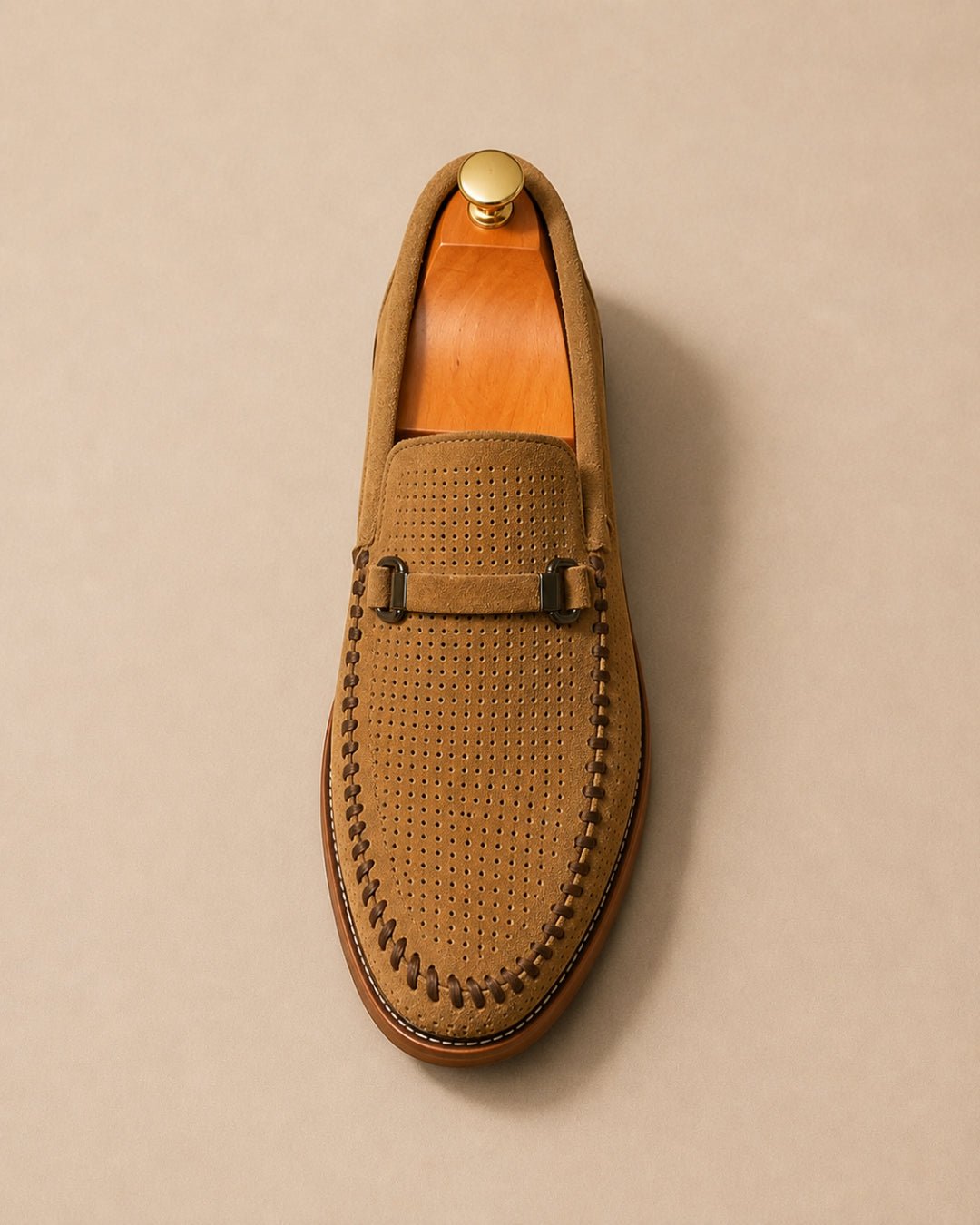 ARDELIO - Portofino Loafer | Italian Suede Loafer - ARD-PTF-LFR-COG-7