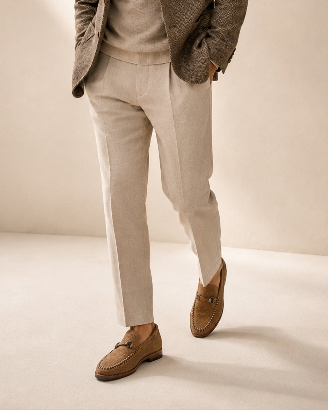 ARDELIO - Portofino Loafer | Italian Suede Loafer - ARD-PTF-LFR-COG-7