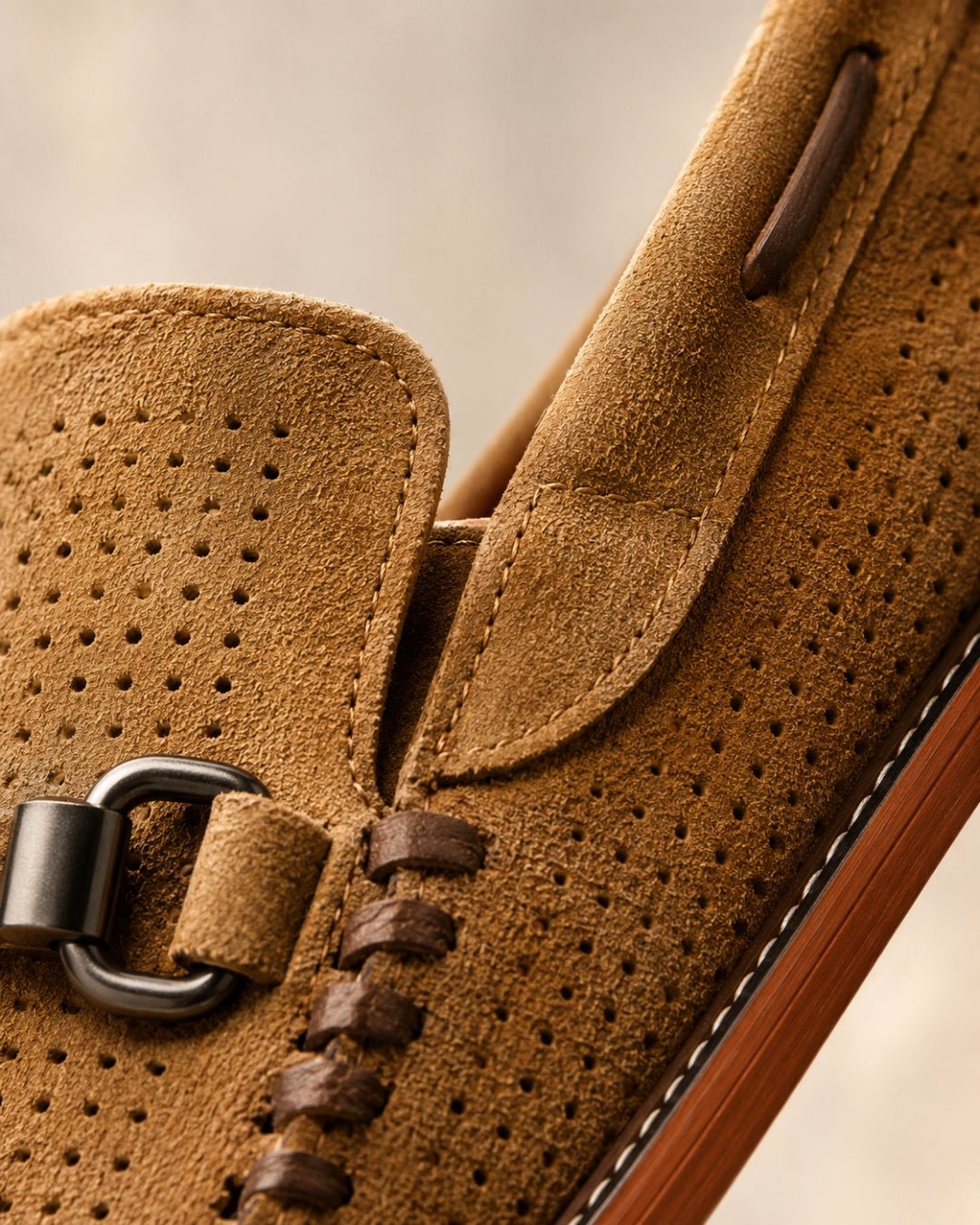 ARDELIO - Portofino Loafer | Italian Suede Loafer - ARD-PTF-LFR-COG-7