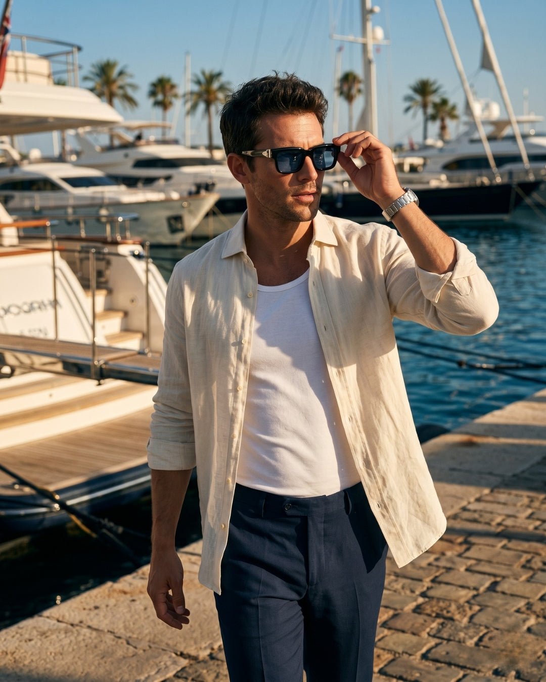ARDELIO - Riviera Frame | Italian Acetate Sunglasses - ARD-EYE-RIV-RBL
