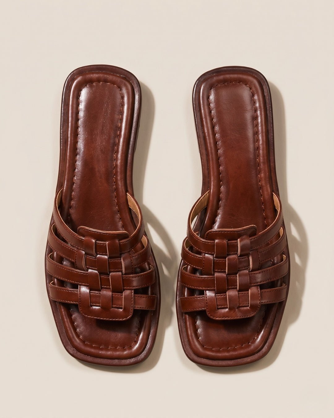 ARDELIO - Riviera Woven | Italian Leather Sandal - ARD-RIV-WOV-CN-5
