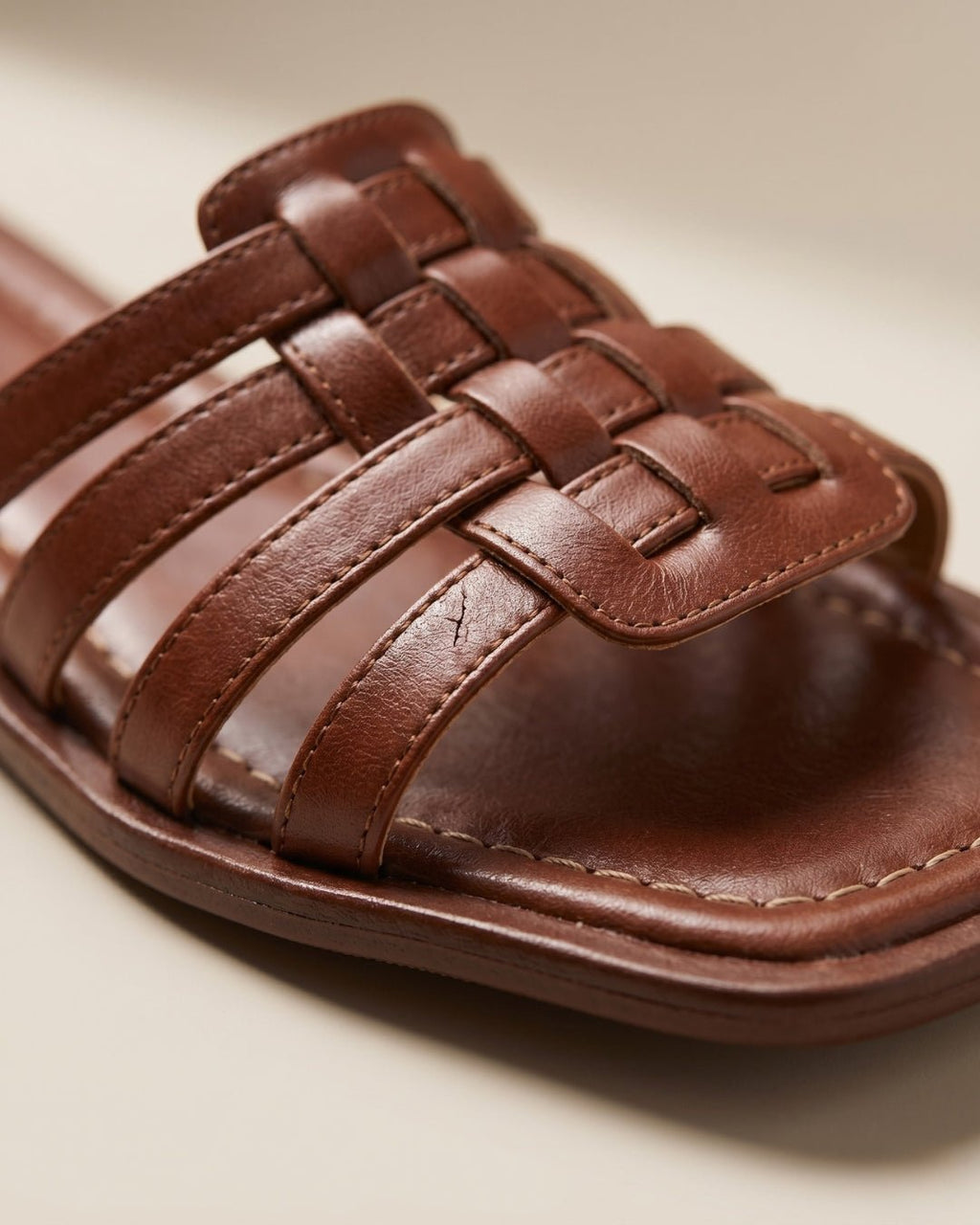 ARDELIO - Riviera Woven | Italian Leather Sandal - ARD-RIV-WOV-CN-5