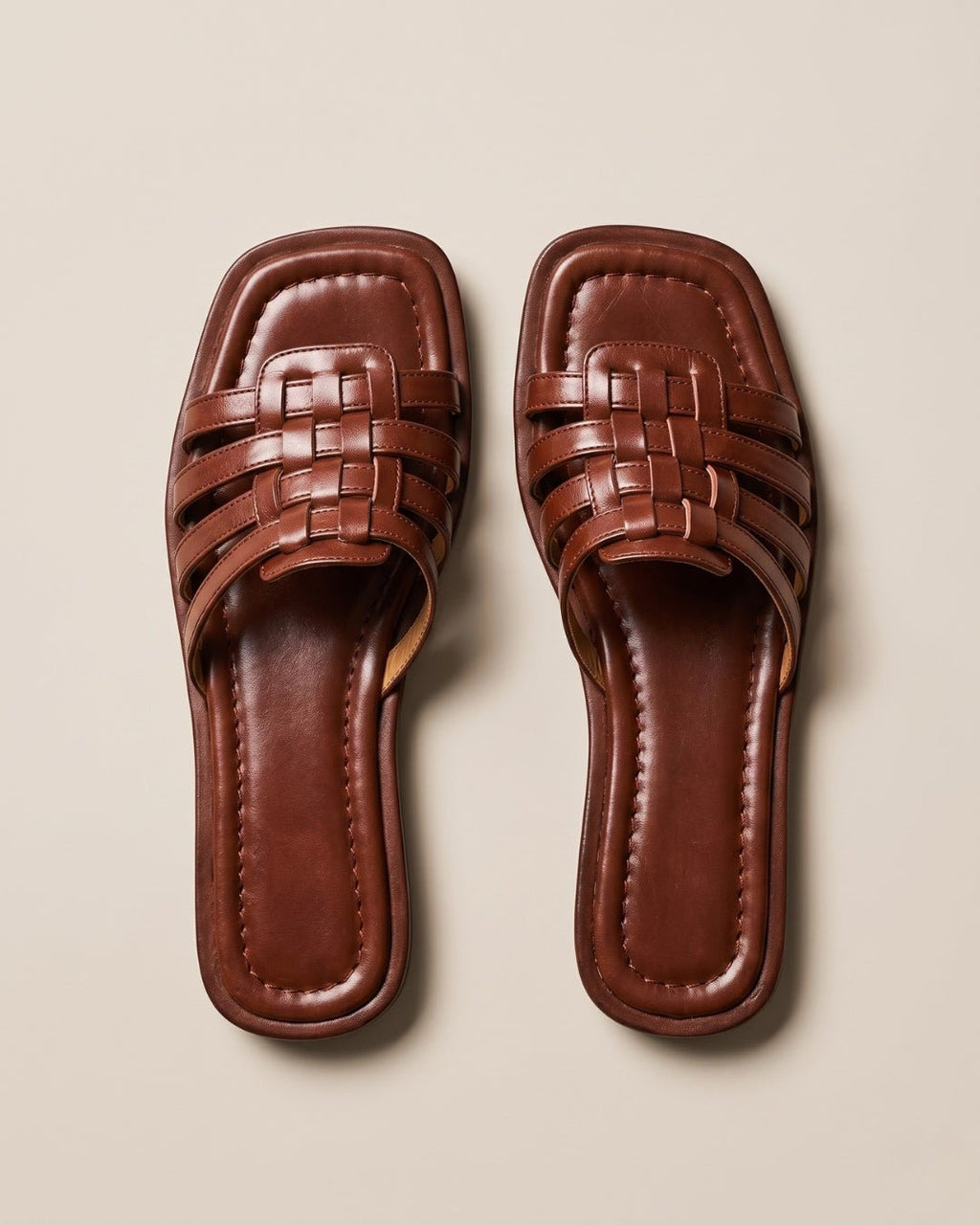 ARDELIO - Riviera Woven | Italian Leather Sandal - ARD-RIV-WOV-CN-5
