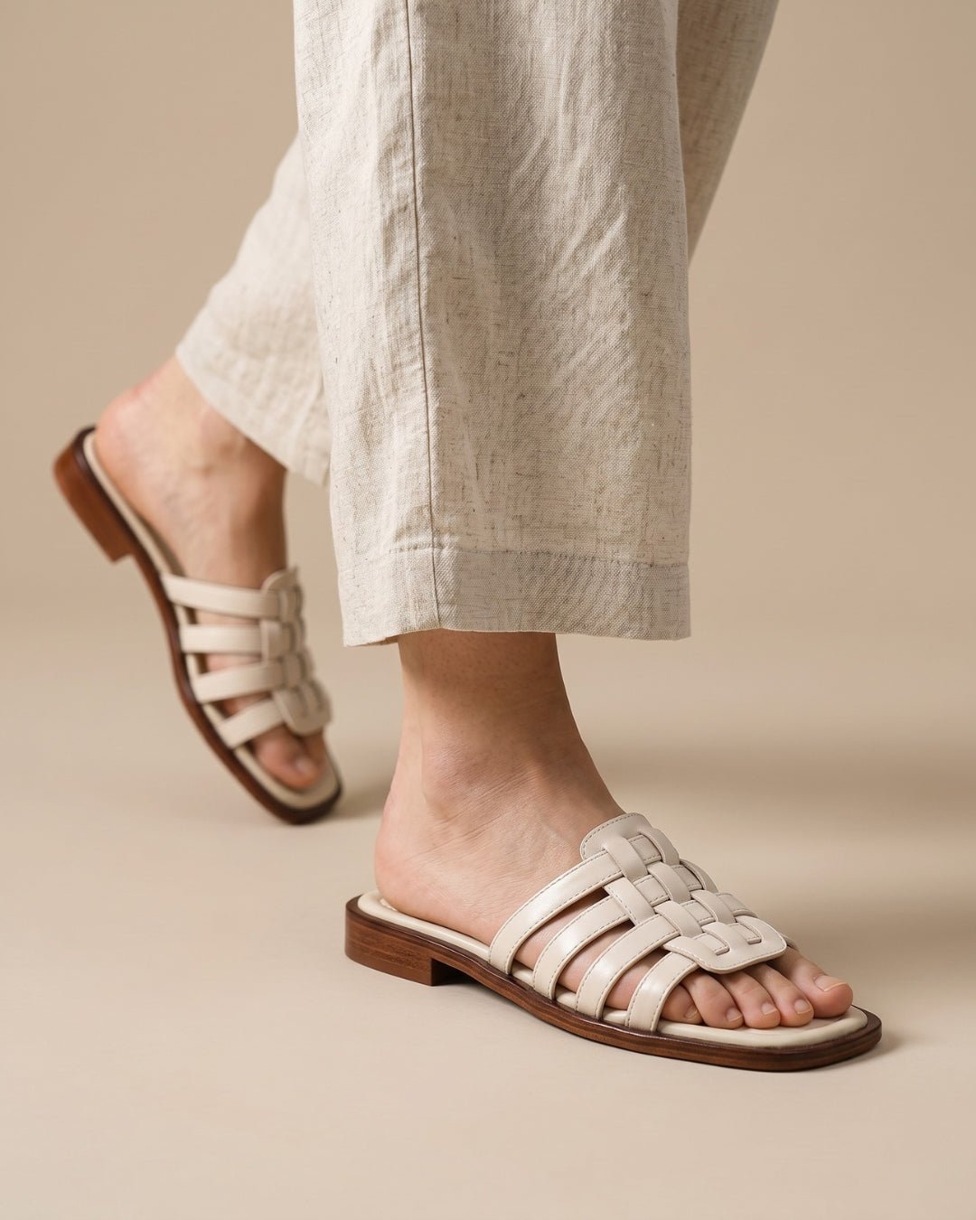 ARDELIO - Riviera Woven | Italian Leather Sandal - ARD-RIV-WOV-IS-5
