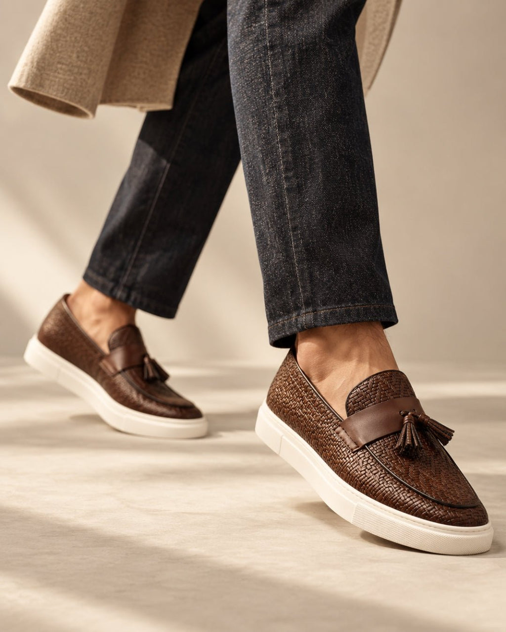ARDELIO - Savona Loafer | Woven Tassel Loafer - ARD-SAV-CHE-7