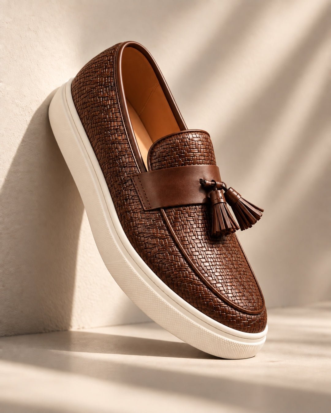 ARDELIO - Savona Loafer | Woven Tassel Loafer - ARD-SAV-CHE-7