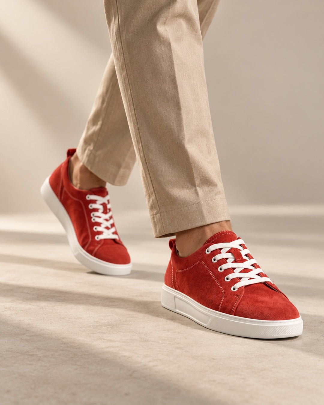 ARDELIO - Solaro Low | Minimalist Suede Sneaker - ARD-SOL-CRI-7
