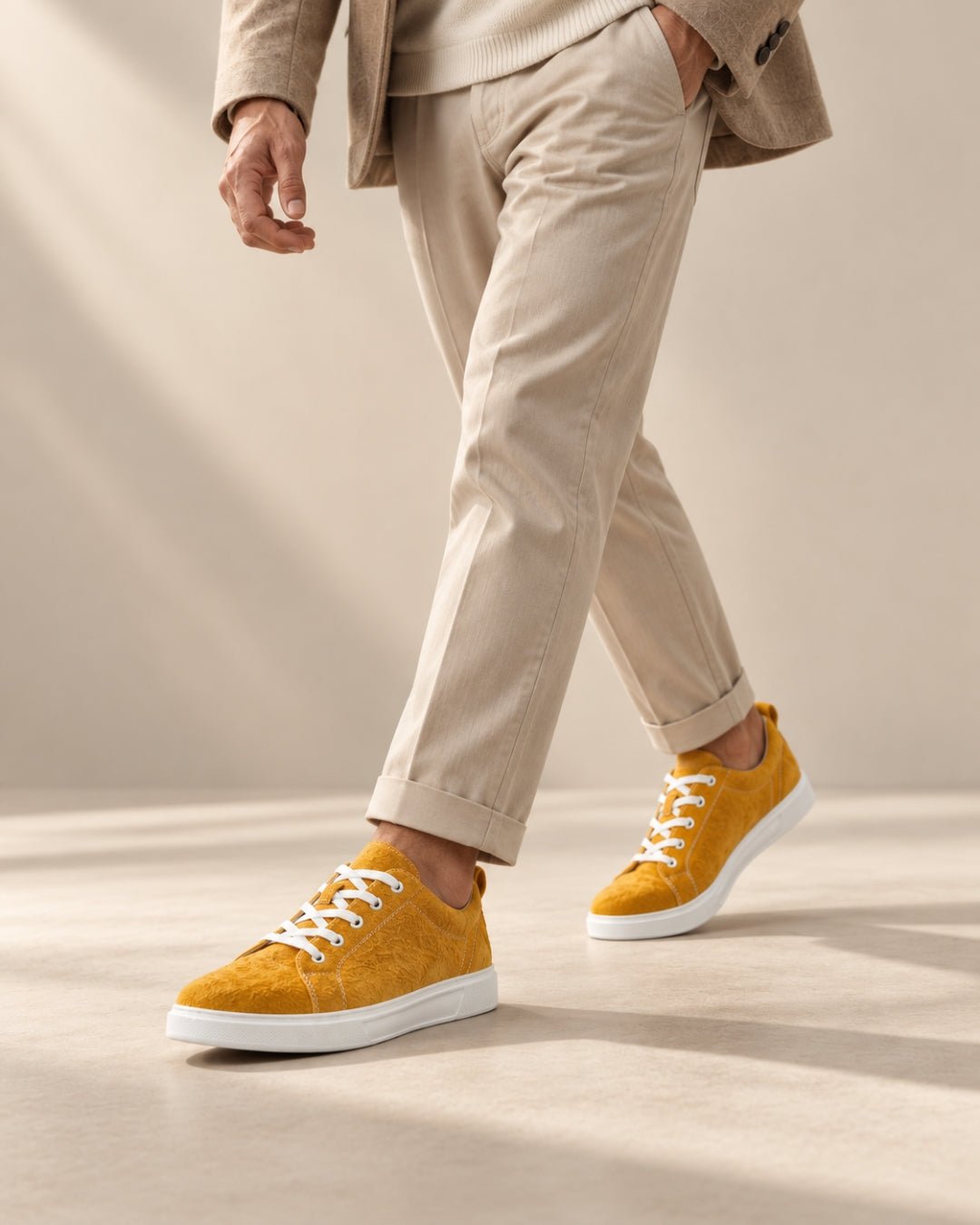 ARDELIO - Solaro Low | Minimalist Suede Sneaker - ARD-SOL-SAF-7