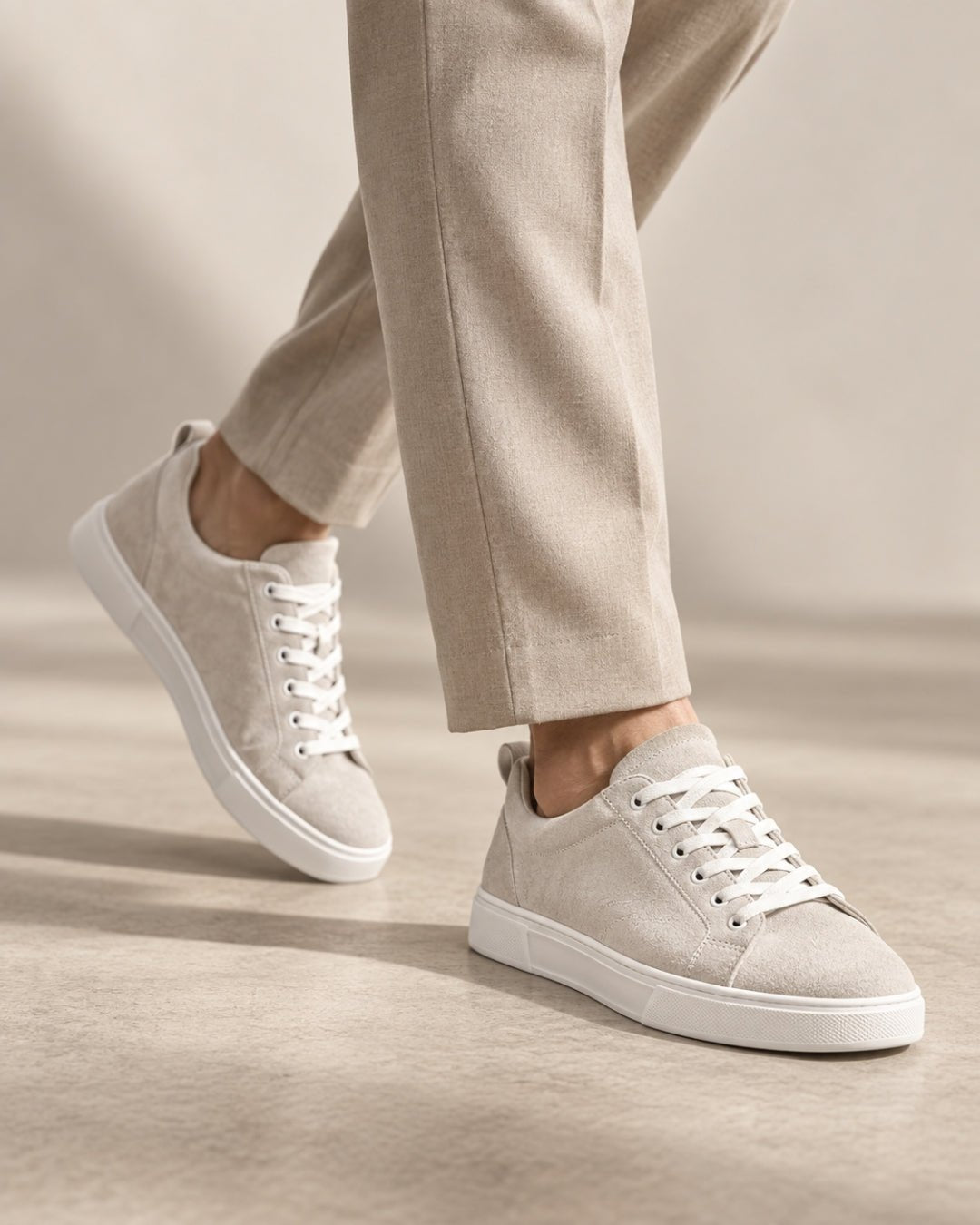 ARDELIO - Solaro Low | Minimalist Suede Sneaker - ARD-SOL-STO-7