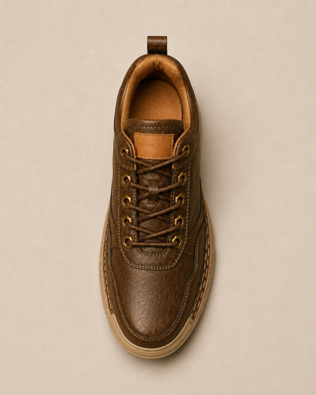 ARDELIO - Trevano Trail | Leather Utility Sneaker - ARD-TRE-BUR-7