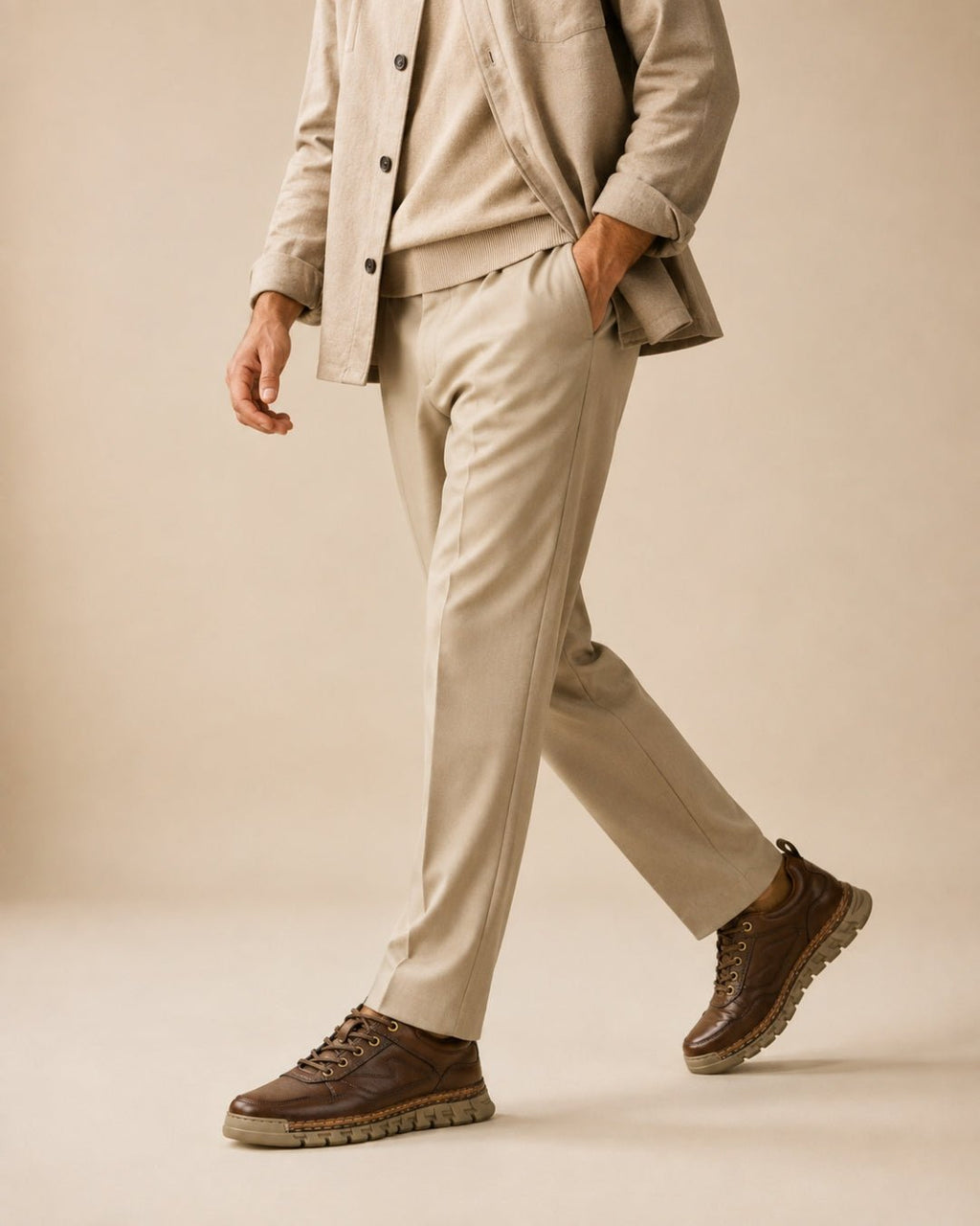 ARDELIO - Trevano Trail | Leather Utility Sneaker - ARD-TRE-BUR-7